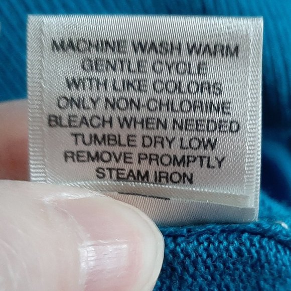 Teal Van Heusen studio cardigan size Large - Picture 3 of 5